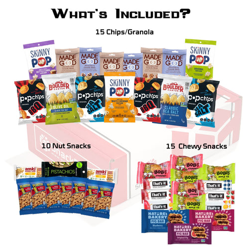 (NEW) *VEGAN* Snack Assortment Care Package (40 Snacks)